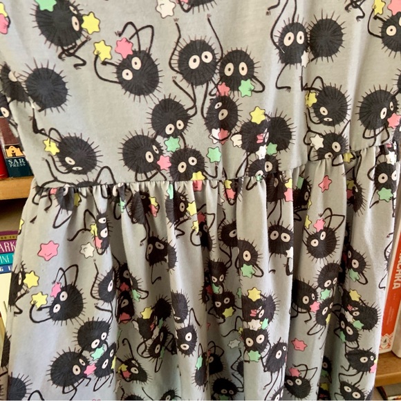Studio Ghibli Her Universe Spirited Away Soot Sprite Fit&Flare Dress, size XS - Picture 3 of 6